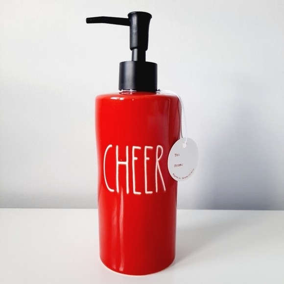 🎅NEW Rae Dunn CHEER soap dispenser